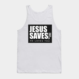 Jesus Saves The Office Tank Top